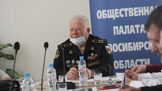 Председатель комиссии по патриотическому воспитанию и делам ветеранов Общественной палаты НСО Виктор Крикунов. Фото с сайта op.nso.ru