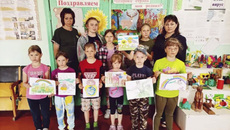 Конкурс детского рисунка в селе Бочаниха. Фото: ok.ru