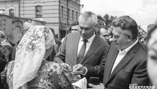 Почетных гостей куйбышевцы встречали хлебом-солью и яркими культурными и спортивными зрелищами. Фото: Андрей Заржецкий