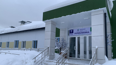 Поликлинику в микрорайоне Олимпийская слава сдадут в эксплуатацию в ближайшее время. Фото: minstroy.nso.ru