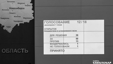 Голосование за унификацию системы выборов глав во всех муниципальных образованиях региона завершилось принятием закона парламентским большинством. Результаты каждого этапа голосования по любому вопросу всегда крупным планом отражаются на мониторе в большом зале Заксобрания. Фото: Андрей Заржецкий