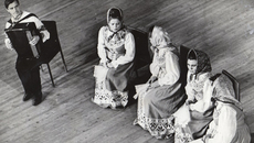 Выступление на телевидении. 1970 год. Фото: Центр исторической информации Сузунского краеведческого музея