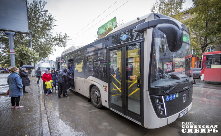 В регион идут поставки автобусов, оснащенных системой распознавания лиц. Фото: Андрей Заржецкий