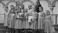 Лауреат II степени вокальный ансамбль «Родничок», детская школа искусств № 21, Новосибирск (преподаватель — Светлана Баланюк, концертмейстер — Ольга Пшеничных). Фото: nmk_murov_nsk