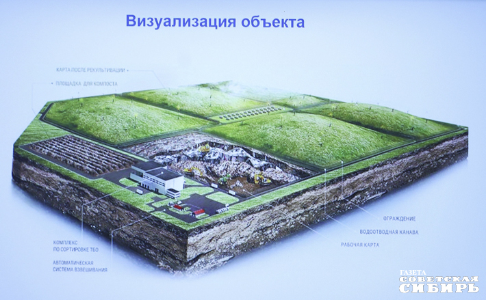 На бумаге будущий мусороперерабатывающий комплекс в Каргатском районе выглядит очень красиво. Но местные жители опасаются, что его строительство нанесет непоправимый ущерб окружающей среде. Фото: Андрей Заржецкий