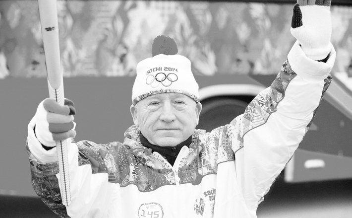 Эстафета олимпийского огня в Новосибирске, 2014 год. Фото: архив ИД «Советская Сибирь»