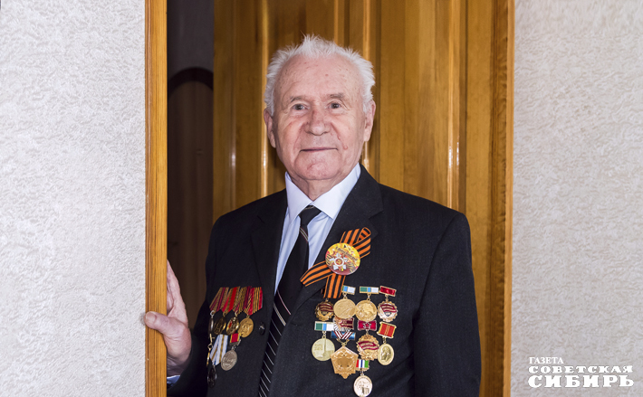 Василий Григорьевич Голоскоков — профессор, кандидат экономических наук. Бывший малолетний узник концлагеря, он является участником Великой Отечественной войны. Фото: Андрей Заржецкий