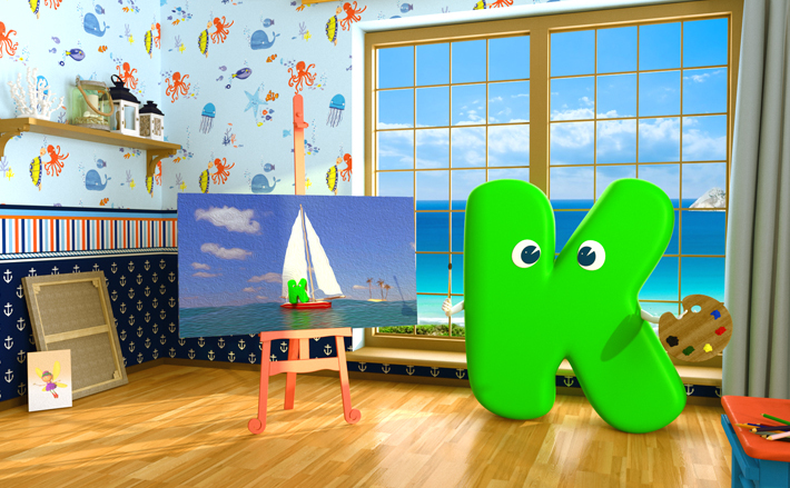 Волшебные буквы из «Буквогорода» Ирины Сынах умеют многое, например поливать огород. А еще они помогают малышам изучать алфавит. Фото предоставлено Ириной Сынах