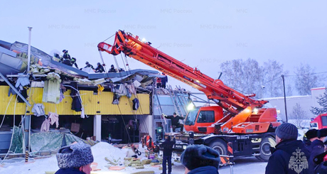 Аварийно-спасательная операция заняла пять часов, было привлечено более 350 человек и 74 единицы техники, в том числе дроны. Фото: пресс-служба ГУ МЧС России по Новосибирской области