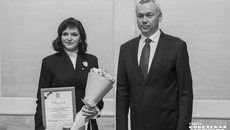 Ольга Вайс, лау­реат конкурса сельских учителей в номинации «Герой из нашего села», преподает историю и обществознание в Зубковской школе Краснозёрского района. Фото: Андрей Заржецкий